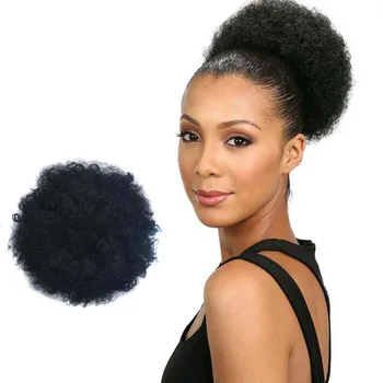 2019 Top Sell Synthetic Elastic Band Drawstring Hair Bun Chignon