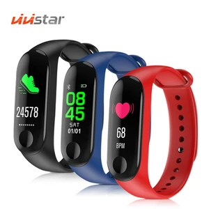 M3 Bluetooth Smart Bracelet Fitness Watch, Heart Rate Monitor, Step Counter Blood Pressure Activity Tracker Xiaomimi band 3