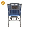 Cheap Hand push Healthy Material With Lower Tray 200L Supermarket shopping cart
