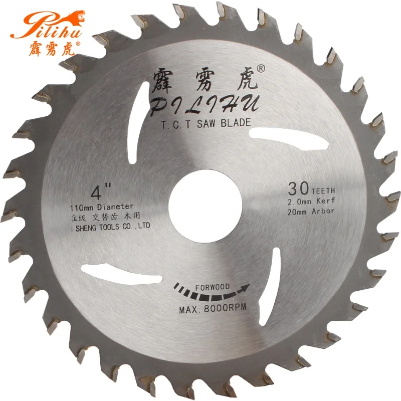 

115mm TCT Circular Carbide Saw Blade For Cutting Rubber Wood