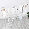 Two Layers Butterfly Shape Powder Coating Drying Rack For Clothes