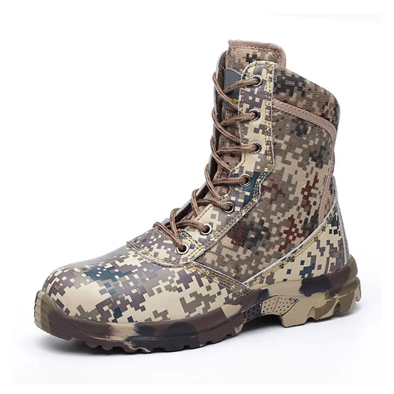 

Wholesale Camouflage Safety Woodland Police Military Boots shoes