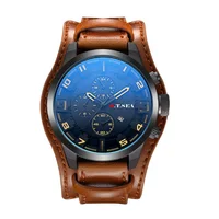 

2019 Hot Sales O.T.SEA Brand Business Calendar Male Clock Leather Men Military Sports Quartz Wristwatch Relogio Masculino 1032