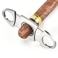 

Custom Logo Double Blade Luxury Cigar Accessories Cigar Scissors Cutter