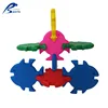 Kids Educational toy big size 11cm 30PCS Tropical Fish shape connecting building block toy manipulative toy for preschool