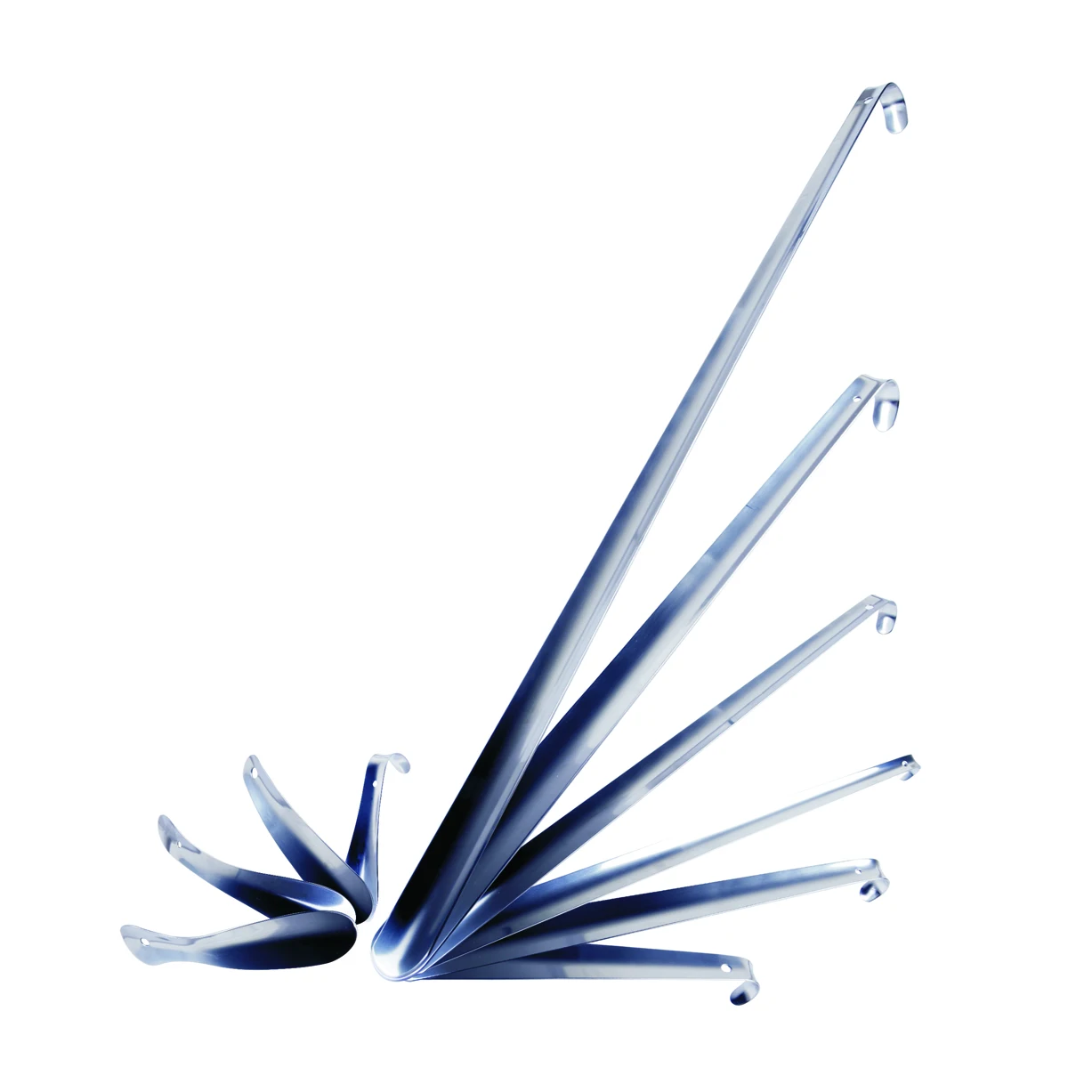 

High quality long metal stainless steel shoe horn with custom logo