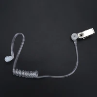 

Free Ship Surveillance Security Clear Coiled Acoustic Air Tube Earpiece PTT for iPhone Samsung Huawei HTC LG Sony Mobile Phone