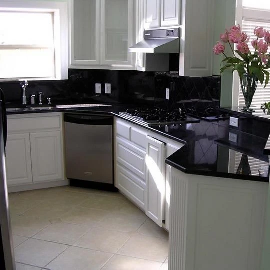 Competitive Price Black Granite Absolute Black Granite Contertops