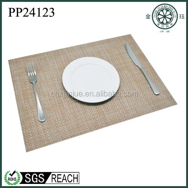 Hotel Restaurant Food Tray Mat Woven Vinyl Plastic Place Mat Buy