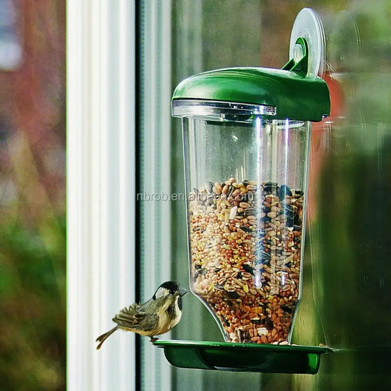 Garden Plastic Window Bird Feeder Garden Plastic Window Bird Feeder
