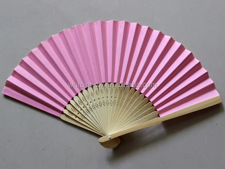 paper fan bamboo