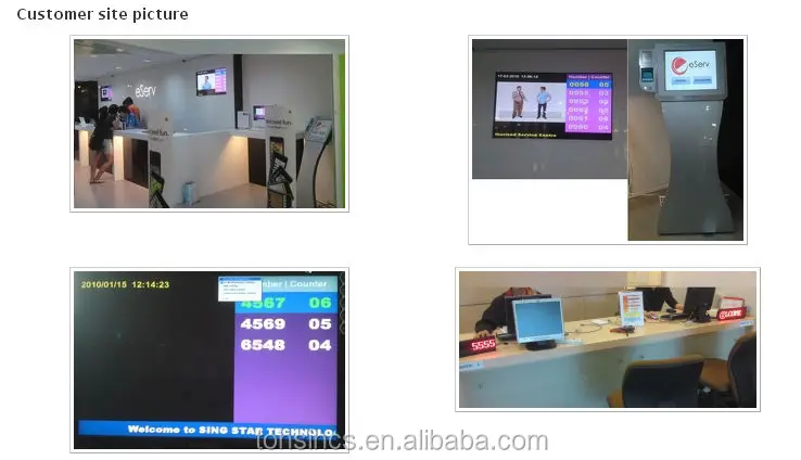 New Arrival Wired/ Wireless LED display for queue system for Bank/Supermarket