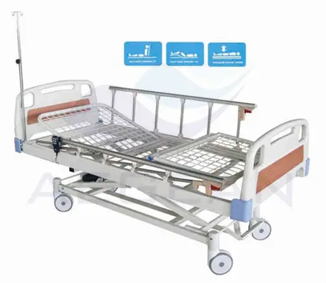 AG-BM106 cheap three function electrical motor adjustable nursing folding elder care bed