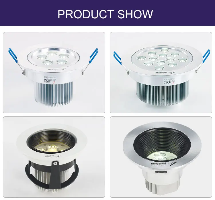 Hot sale dimmable ceiling light 12w led downlight