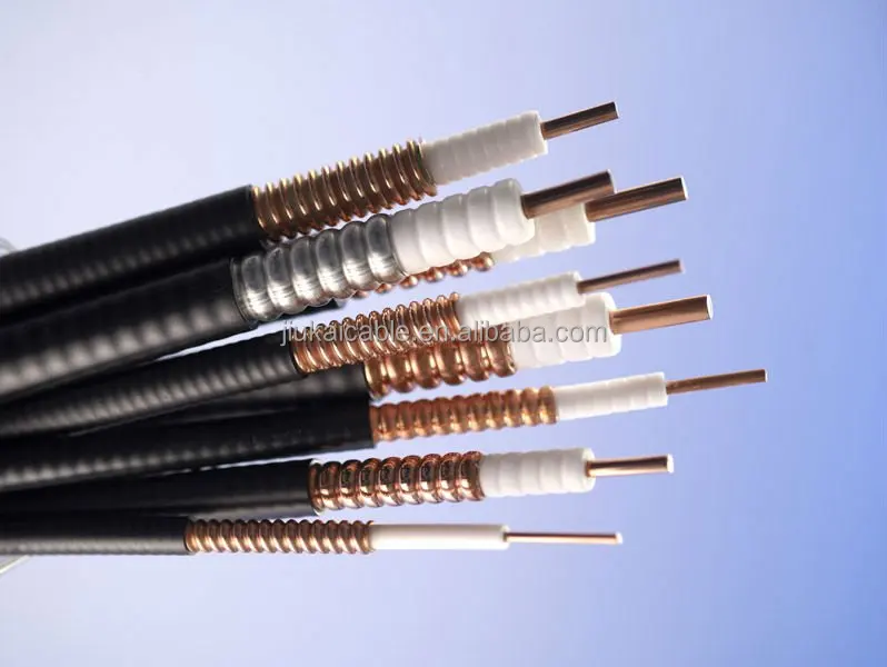 50ohm corrugated RF leaky feeder coaxial cable 1/2",7/8",1 1/4",1 5/8