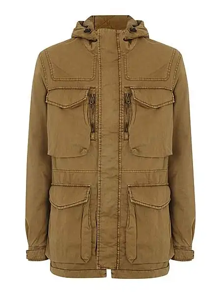 Custom Mens Cotton Cargo Jacket/multi Pocket Jacket/mens Safari Jacket ...