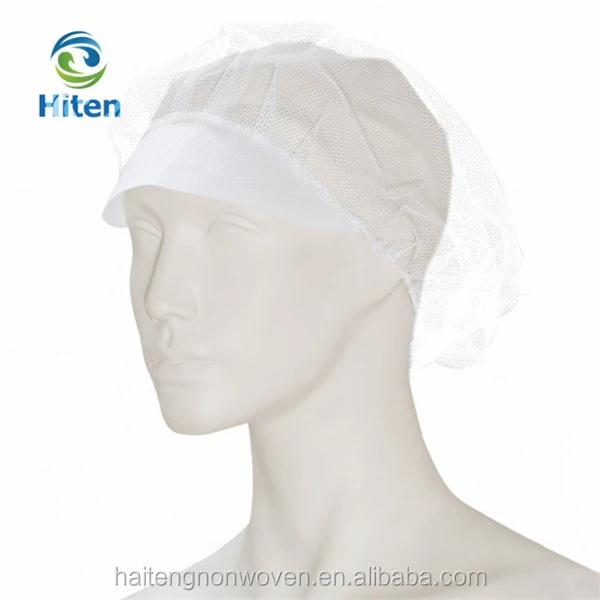 Disposable Invisible Hair Net Brown Black Brown White Nylon