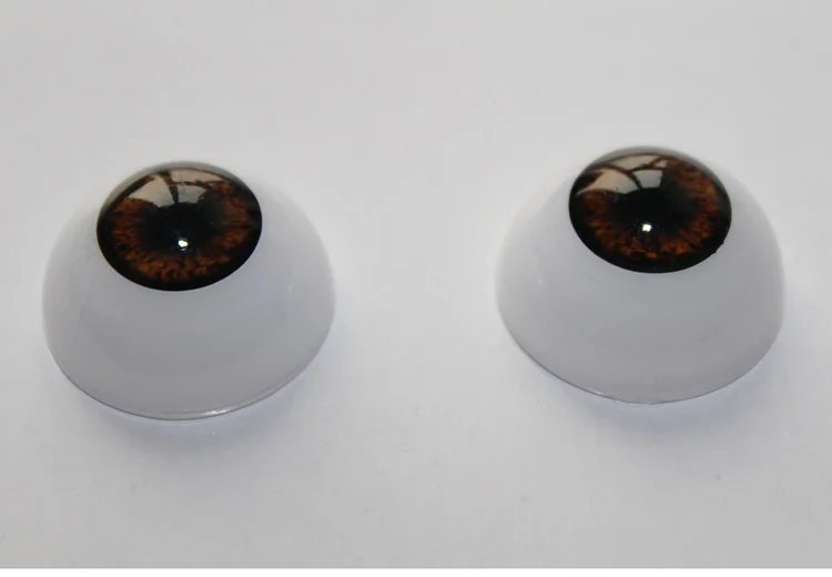 Optical Half Round Acrylic Eyes Dollmore MA07 MSD acrylic eyes OOAK 14mm