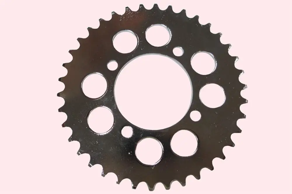 Factory Price A3 Steel Press Cut Motorcycle Chain Sprocket Wheel Cd 70