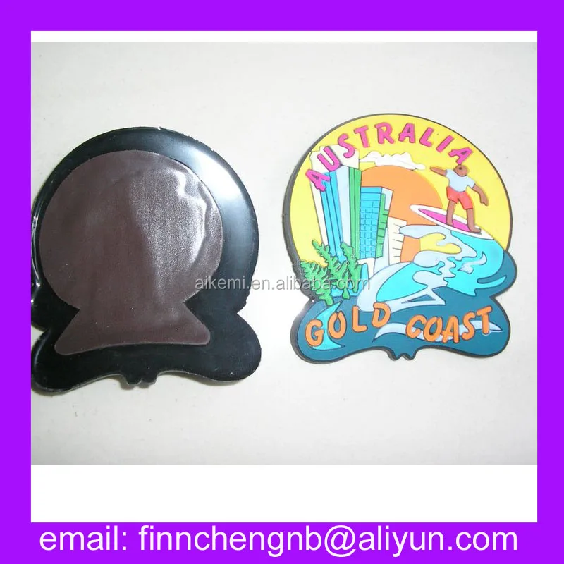 Australia Design Soft Pvc Souvenir Fridge Rubber