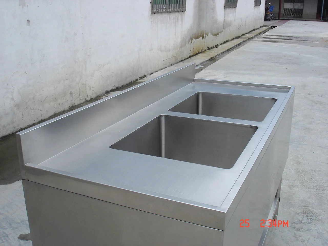 Commercial Kitchen Use Stainless Steel Sinks Outdoor Stainless Steel