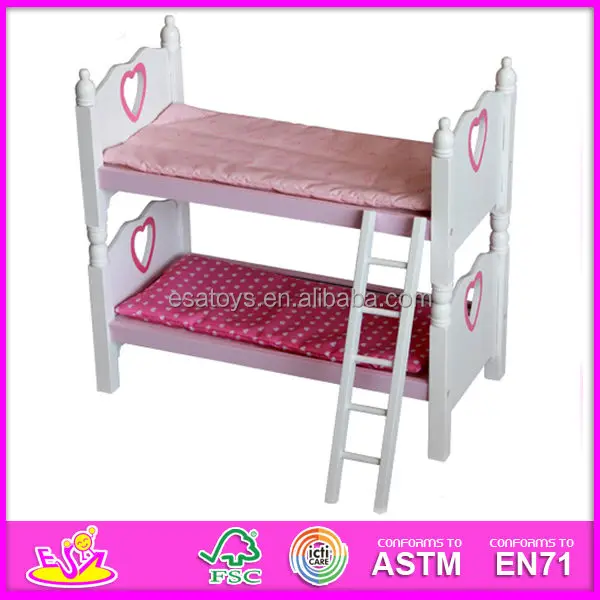 2019 New Toy Wooden Children Bed For Child,High Quality Doll Wooden
