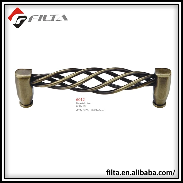 Oriental Style Antique Brass Furniture Handles Iron Birdcage