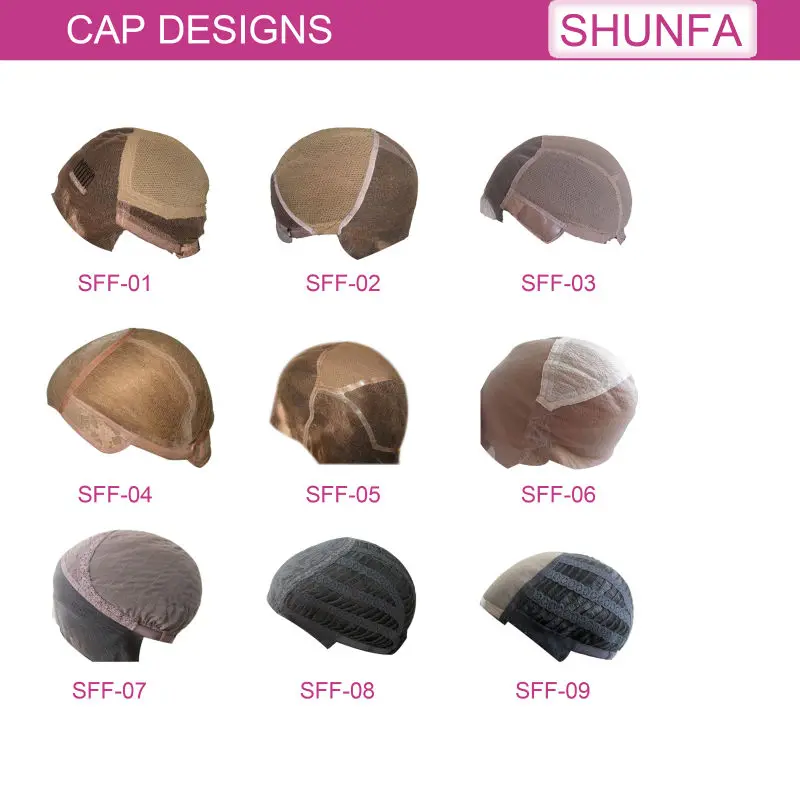 half cap wigs
