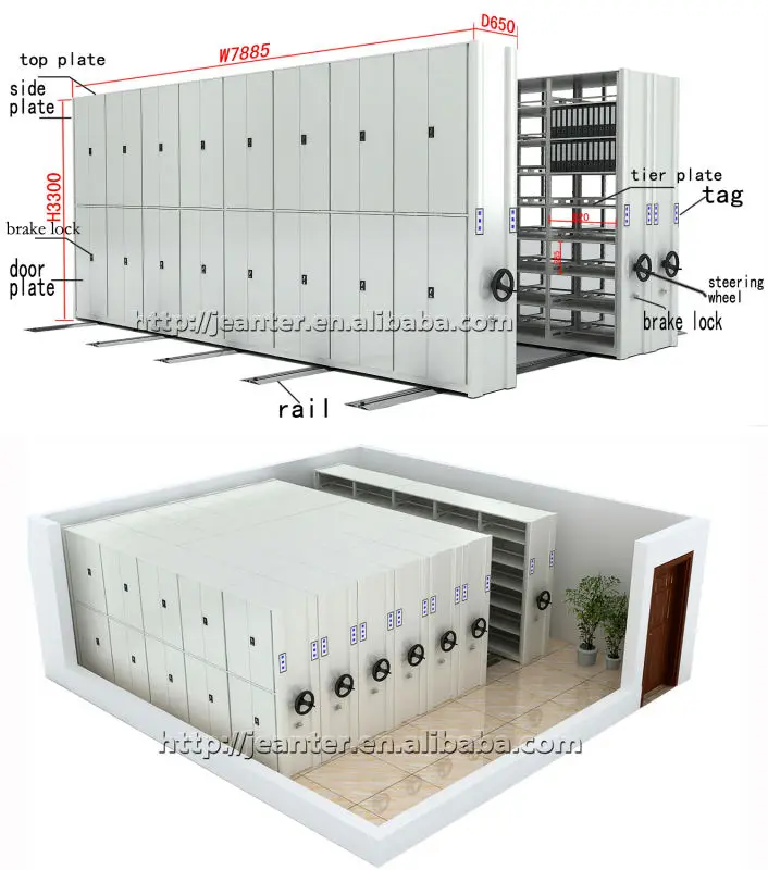 Office Steel Furniture Compcat Shelving Cabinet Rolling Archives