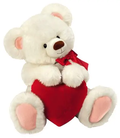 ours en peluche coeur