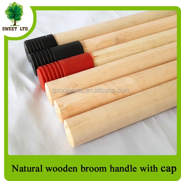wooden stick broom