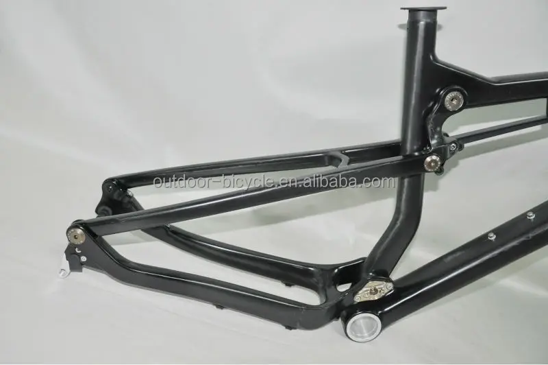 Sale Best selling 3k glossy mountain BSA china full suspension mtb carbon fiber frame mtb carbon frame 26 FM076 3