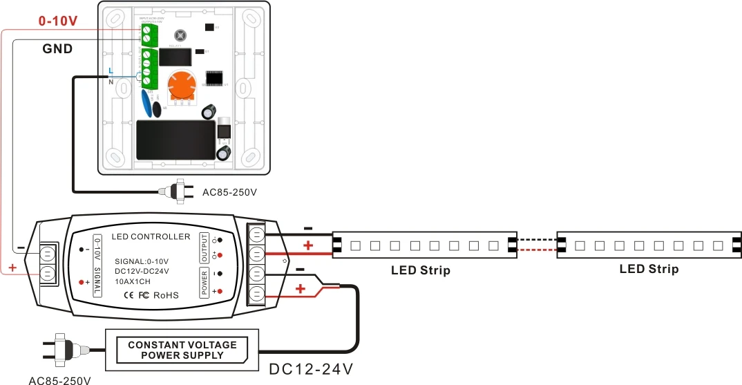 Led dimmer smart d3 dim схема подключения