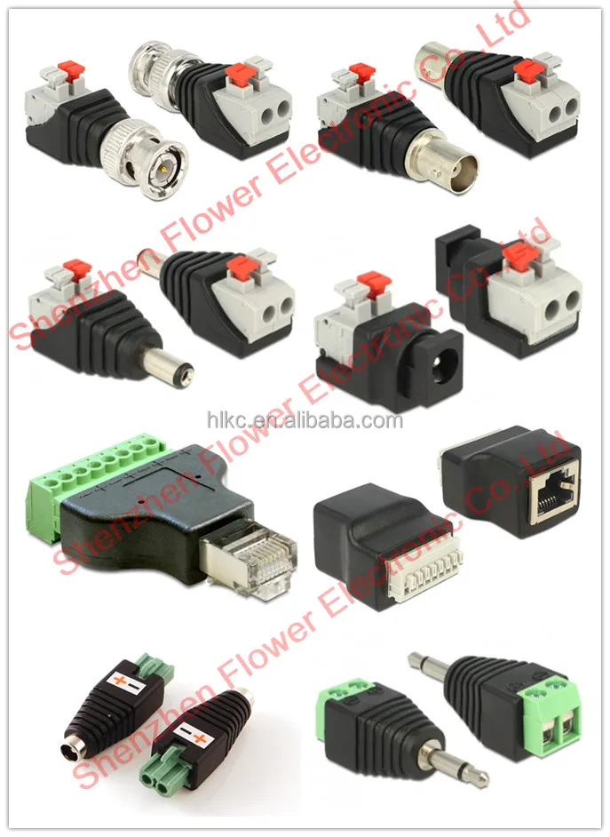 Rf Bnc To Rj45 Ethernet Converter For Cctv Video Media - Buy Bnc To ...