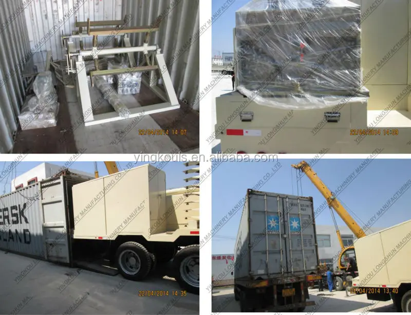 Longshun Frameless Hangar 680 Curve Roof Sheet Machine