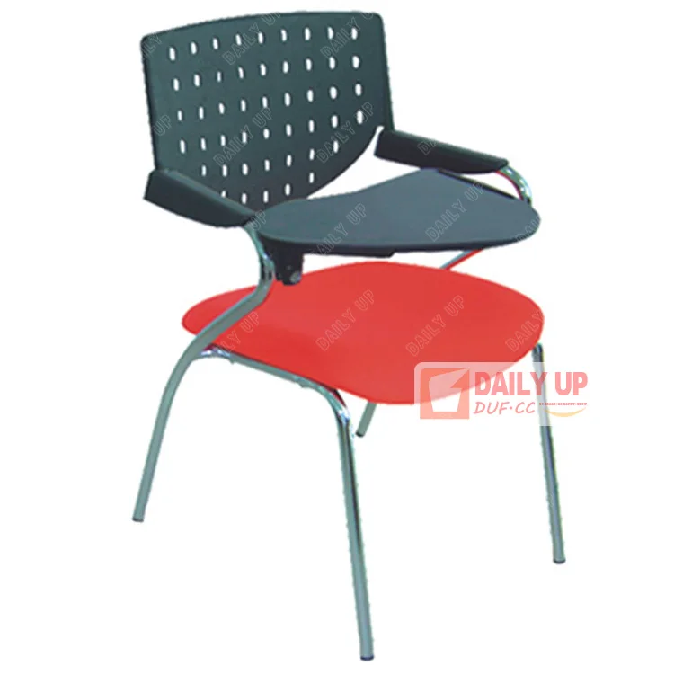 Office Chair with Writing Board School Writing Upholstered Chair Foam Padded Sketching Chair