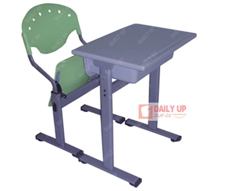 Standard Size of School Desk Chair Fixed Student School Chair and Desk Set Classroom Furniture