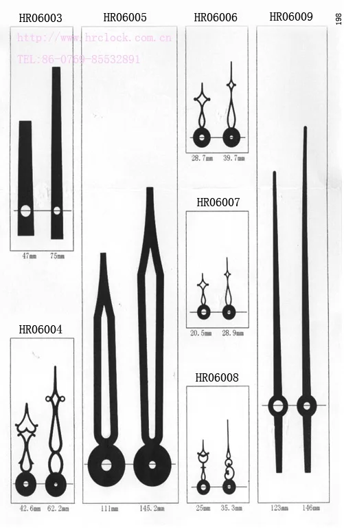 Diy Hands Kit Metal Pointers Aluminum Clock Hands Quartz Clock Parts Diy Clock Parts Buy Diy