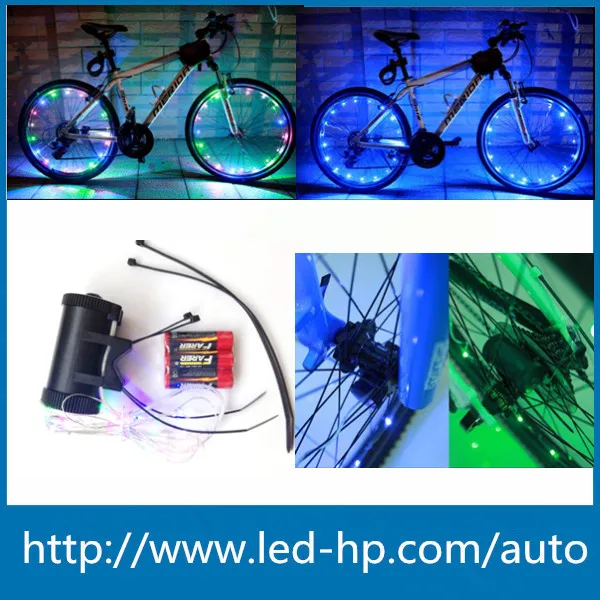 New Design 20 Leds Wheel Light With Led Ribbon For Bicycle Buy Led Bicycle Wheel Decoration