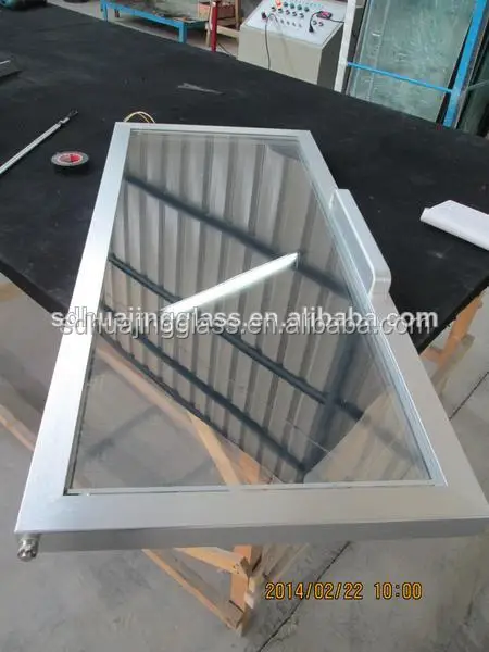 Gass door refrigerator Drinks Vitrine Cooler electric heated