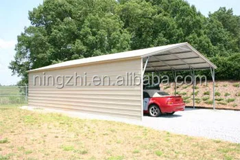 24 X 41 X 10 Vertical Roof Metal Steel Carport With One Side