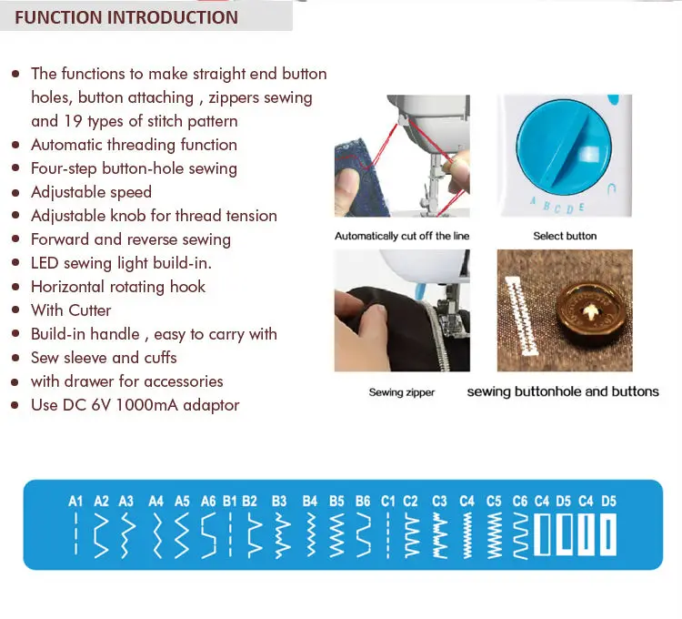 Mini Sewing Machine Domestic Lock Stitch Sewing Machine Ufr727 Buy