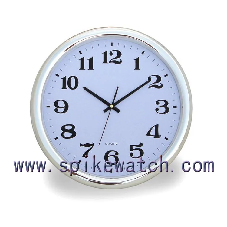 Cheap Plastic Material Plating Gold Frame 6 Inch Wall Clock Buy 6