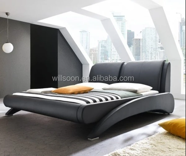 Modern Bed Design Bedroom Furniture Pu Leather 1871 Latest Wsb871 Jpg