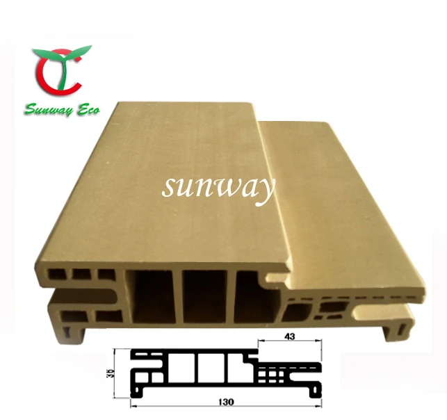Waterproof Wood Plastic Composite Door Jamb/frame For Room Buy Wood
