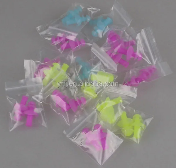 Swimming products non-toxic silicone earplug and nose clip