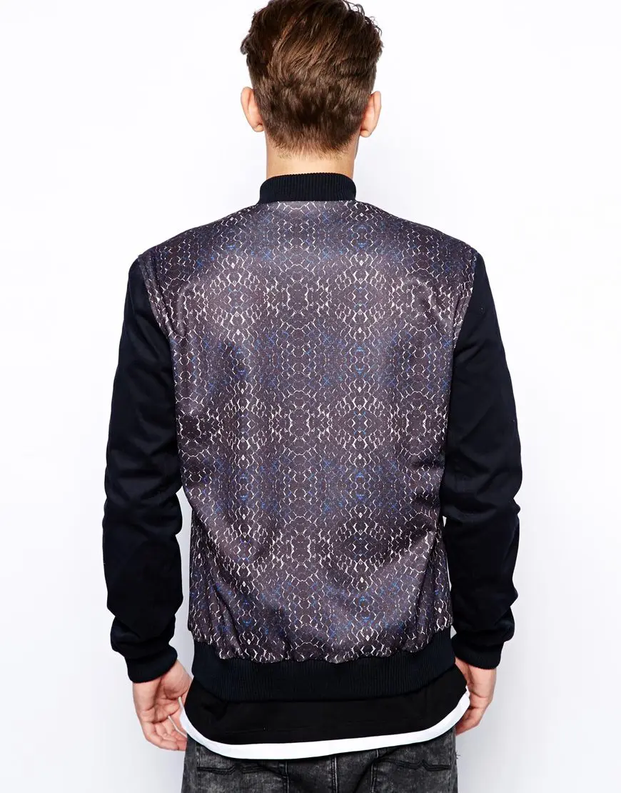 Front And Back Print Bomber Jacket/zip Men Clothing Supplier China/wholesale Apparel - Buy ...