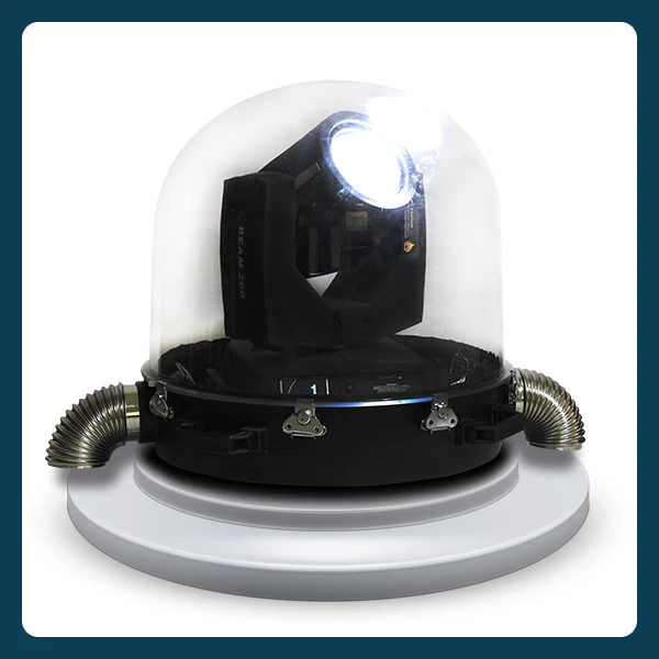 200w 5r Waterproof Outdoor Celling Moving Head Light Round Plastic Dome