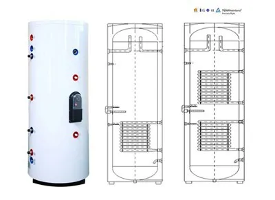 JIXIANG -- Split pressurized solar water heater 150l 200l300l500litres  -004