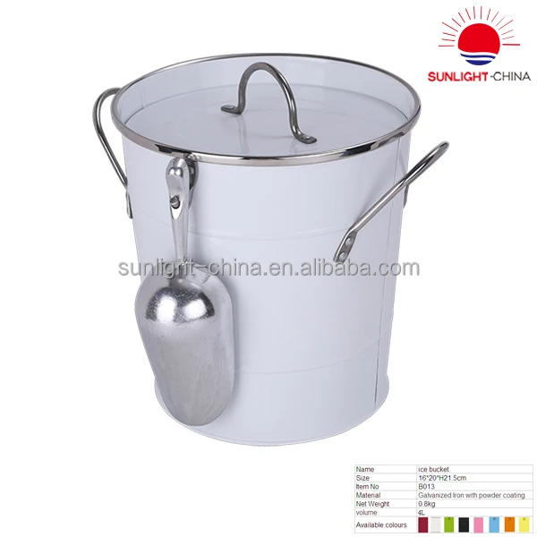 ice bucket with lid and scoop